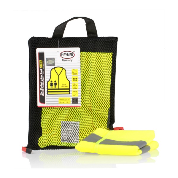 Premium Children Safety Vest 2pcs yellow