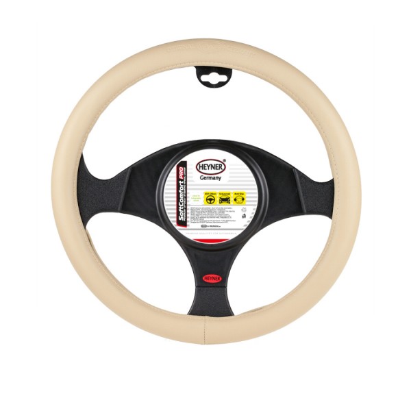 Premium Steering Wheel Cover beige